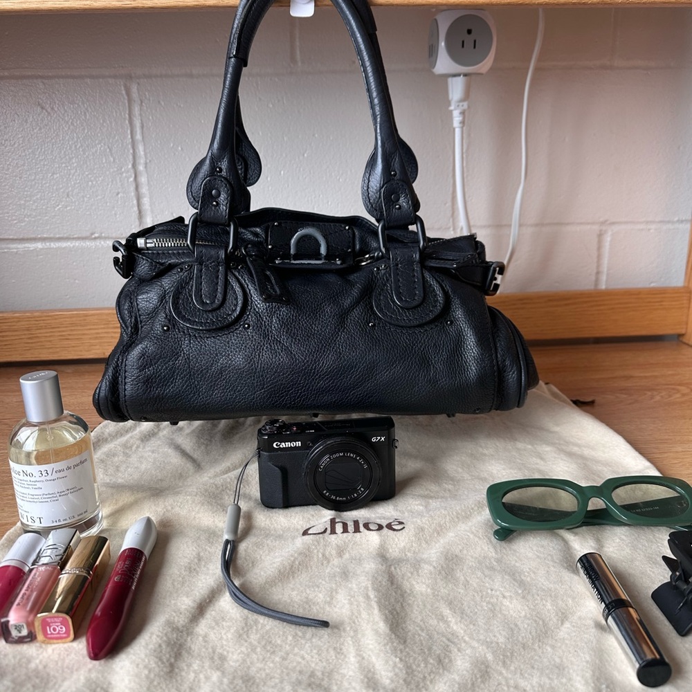 Black Chloe paddington Leather Women's Bag